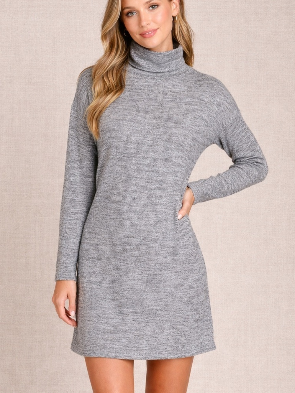 Zara Trafaluc Turtleneck Sweater Dress